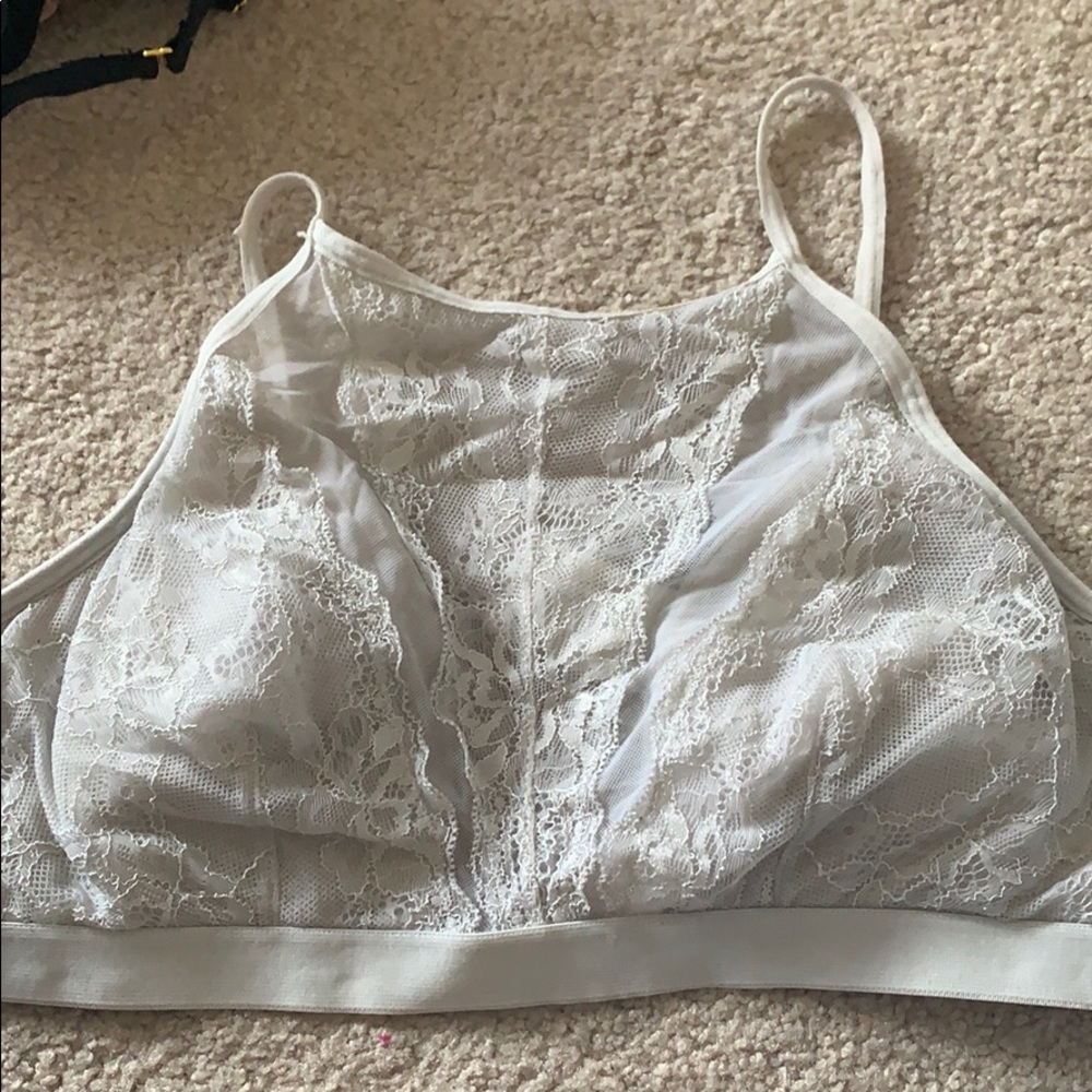 White bralette